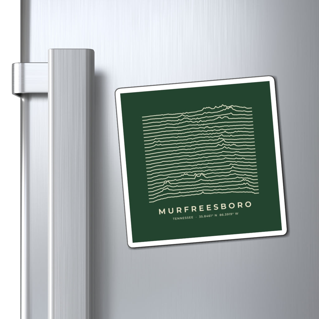 Murfreesboro Ridgeline Magnet (Forest Green)