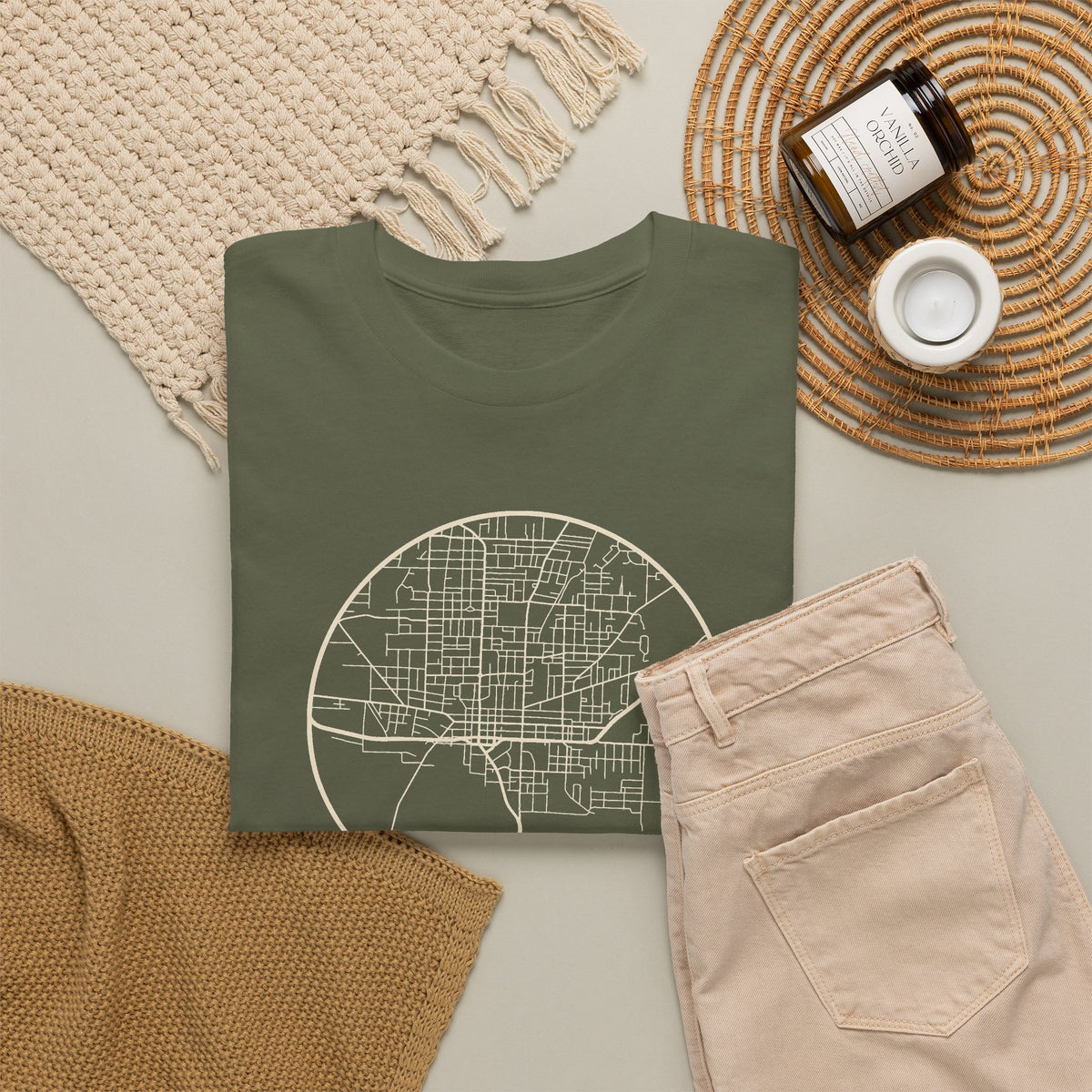 Jackson Street Map T-Shirt