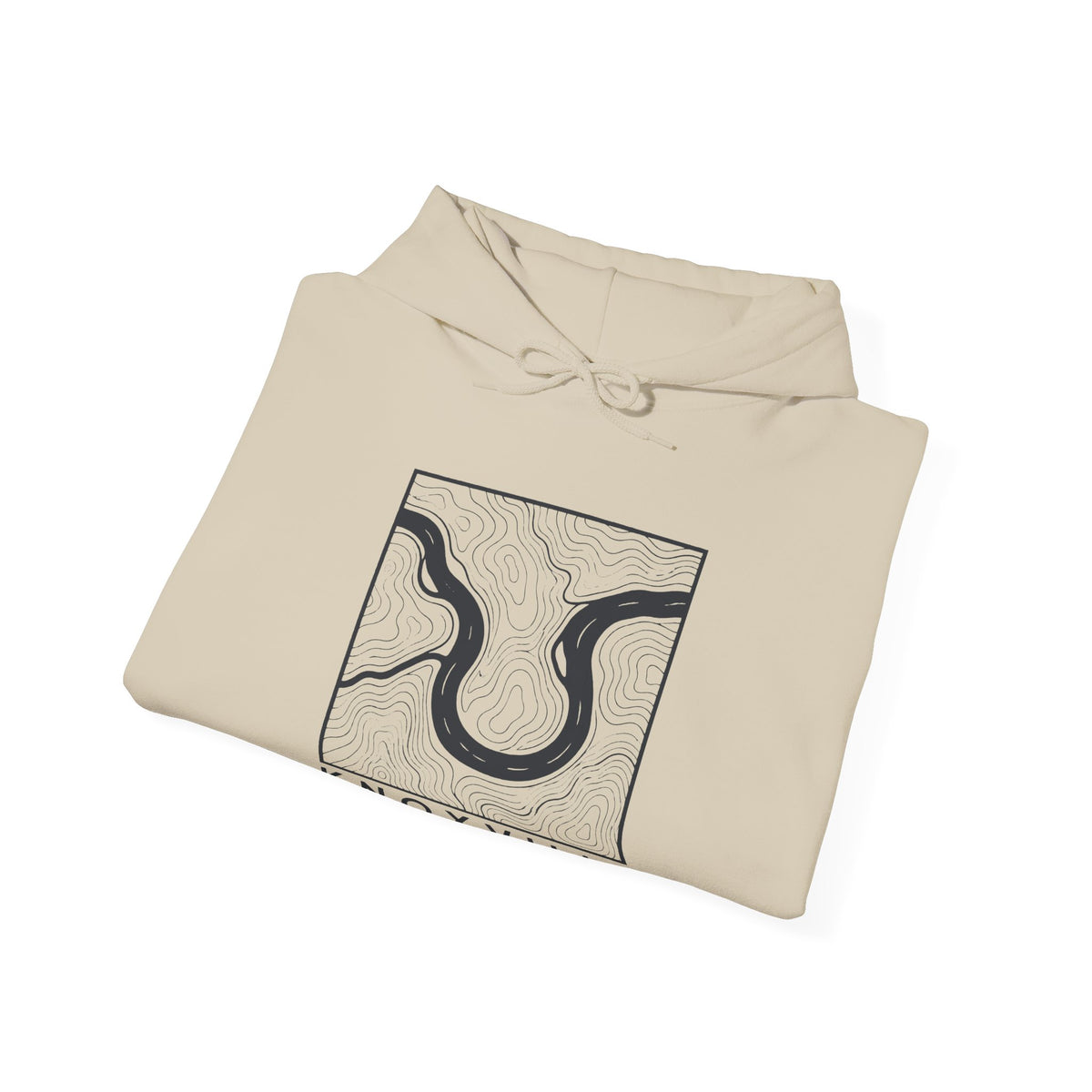 Knoxville Topo Map Hoodie