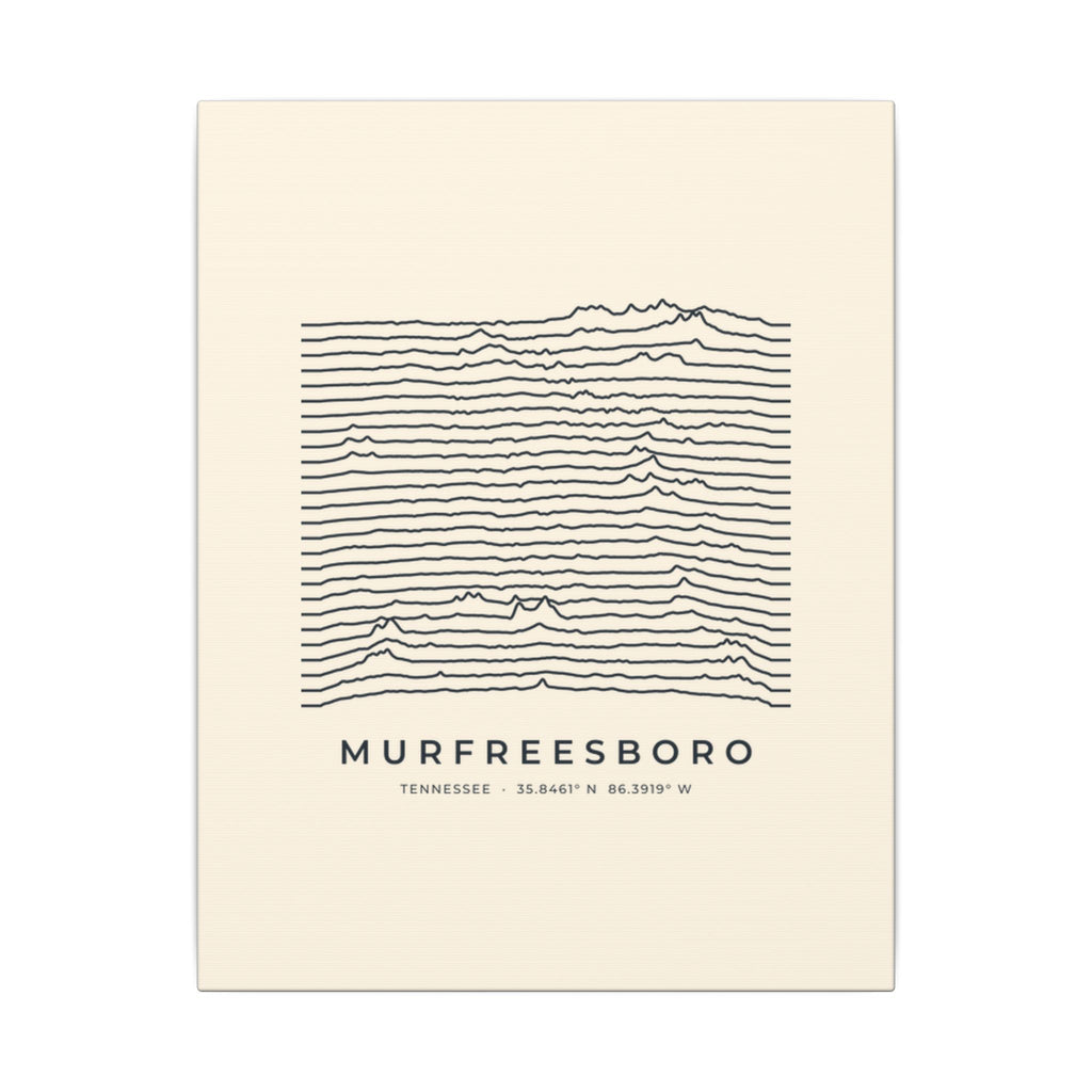 Murfreesboro Ridgeline Canvas Print