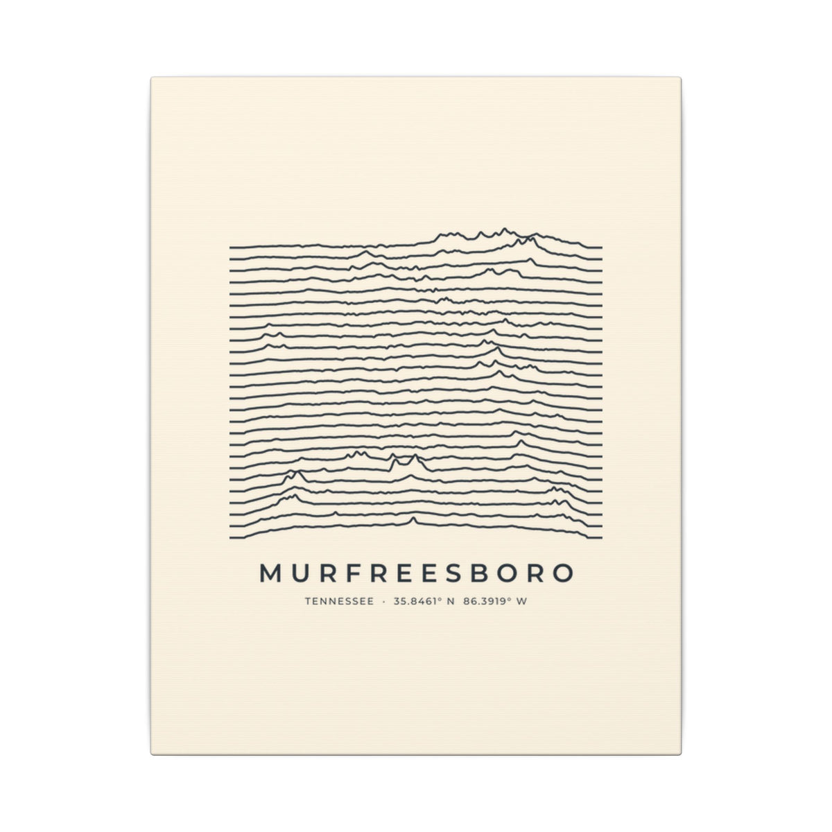 Murfreesboro Ridgeline Canvas Print