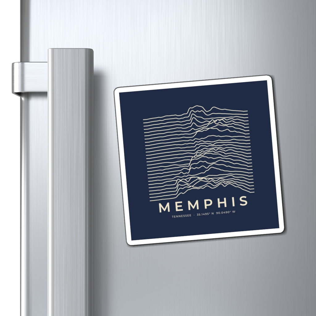 Memphis Ridgeline Magnet (Navy)