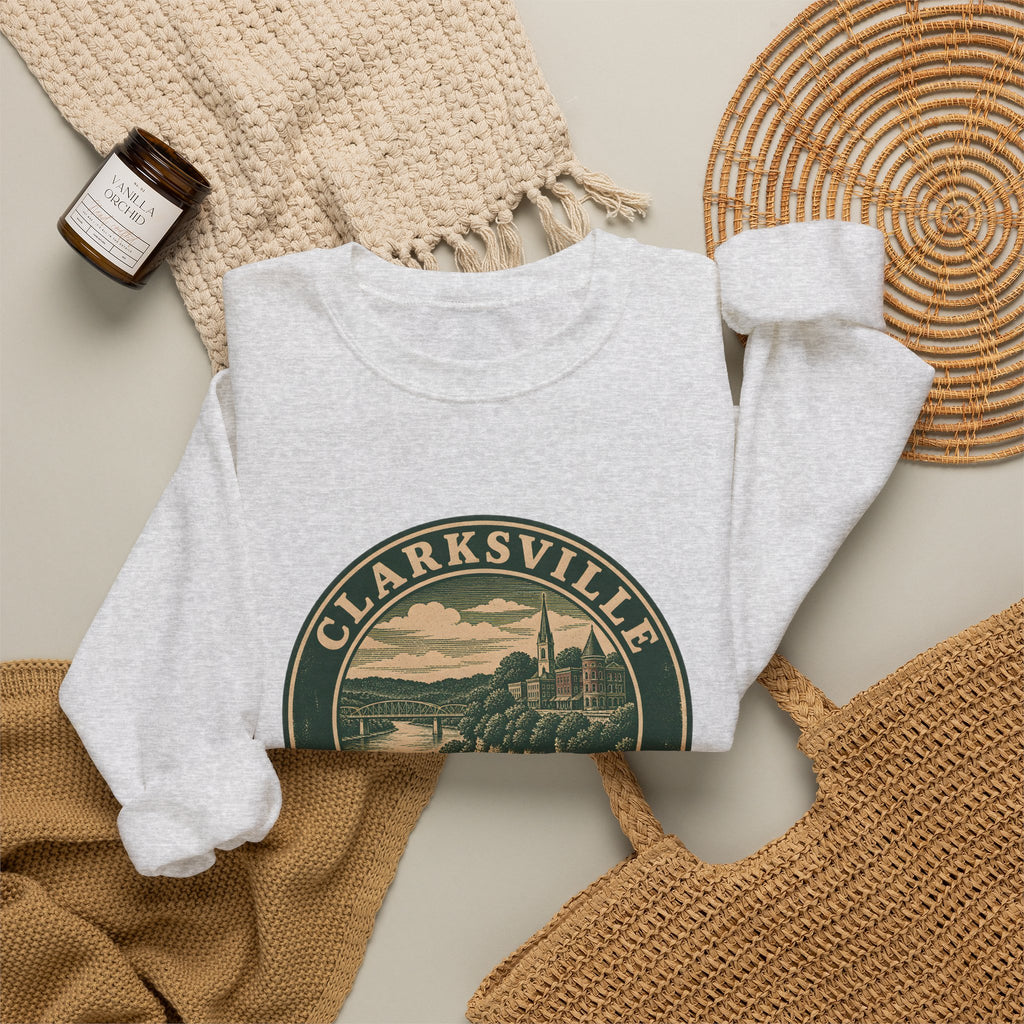 Clarksville Park Badge Crewneck Sweatshirt