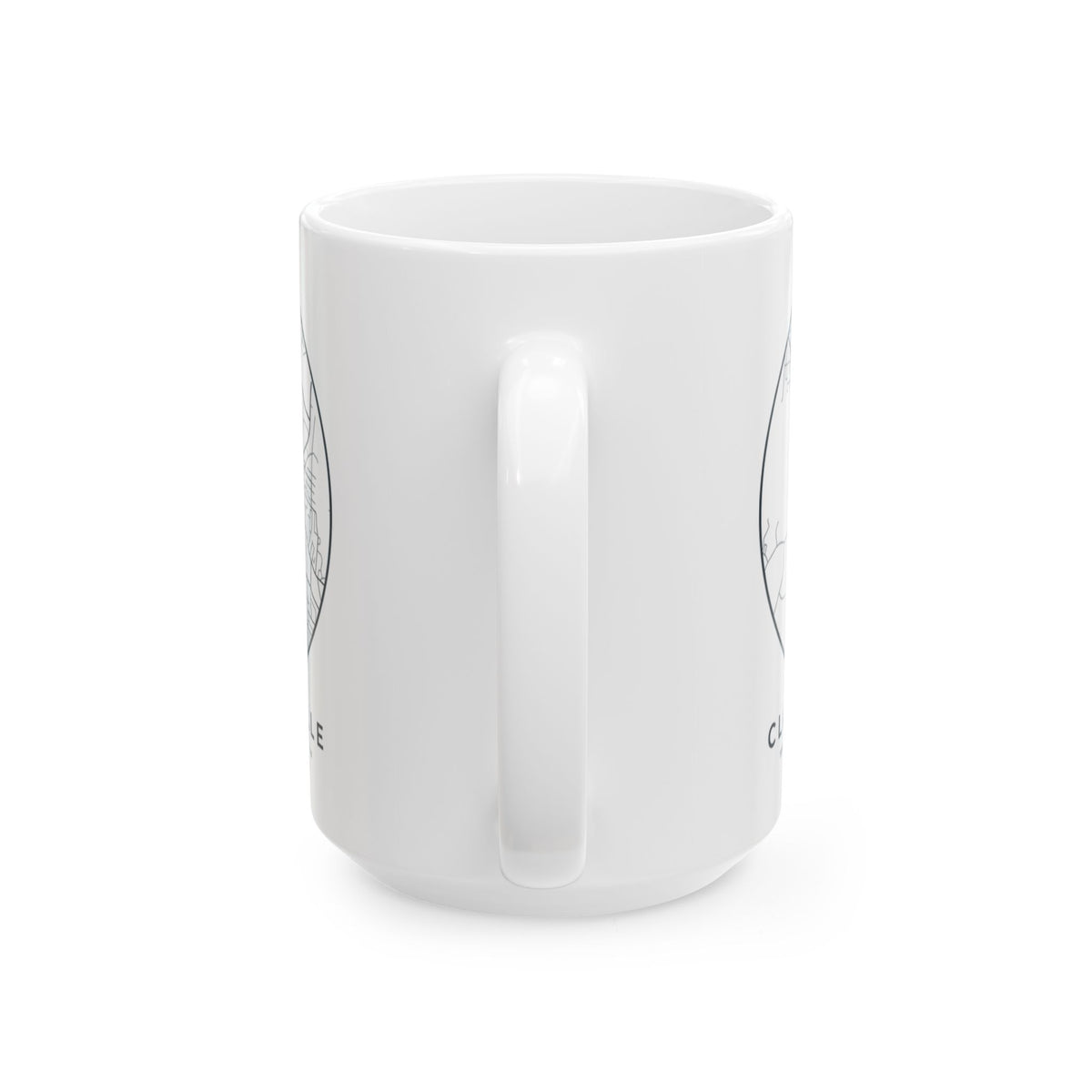 Clarksville Street Map Mug