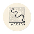 Jackson Topo Map Sticker