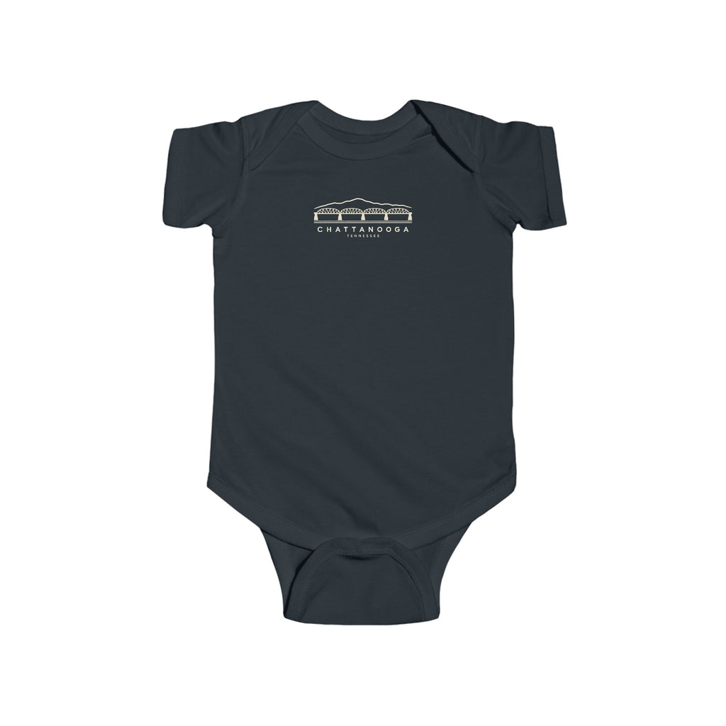 Chattanooga Walnut Street Bridge Baby Bodysuit