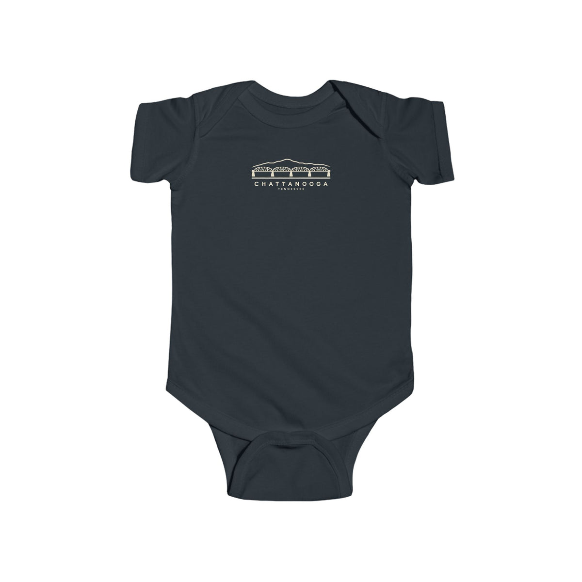 Chattanooga Walnut Street Bridge Baby Bodysuit