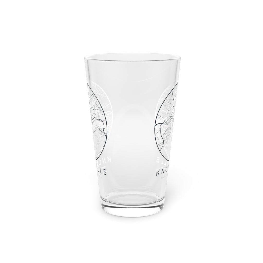 Knoxville Street Map Pint Glass