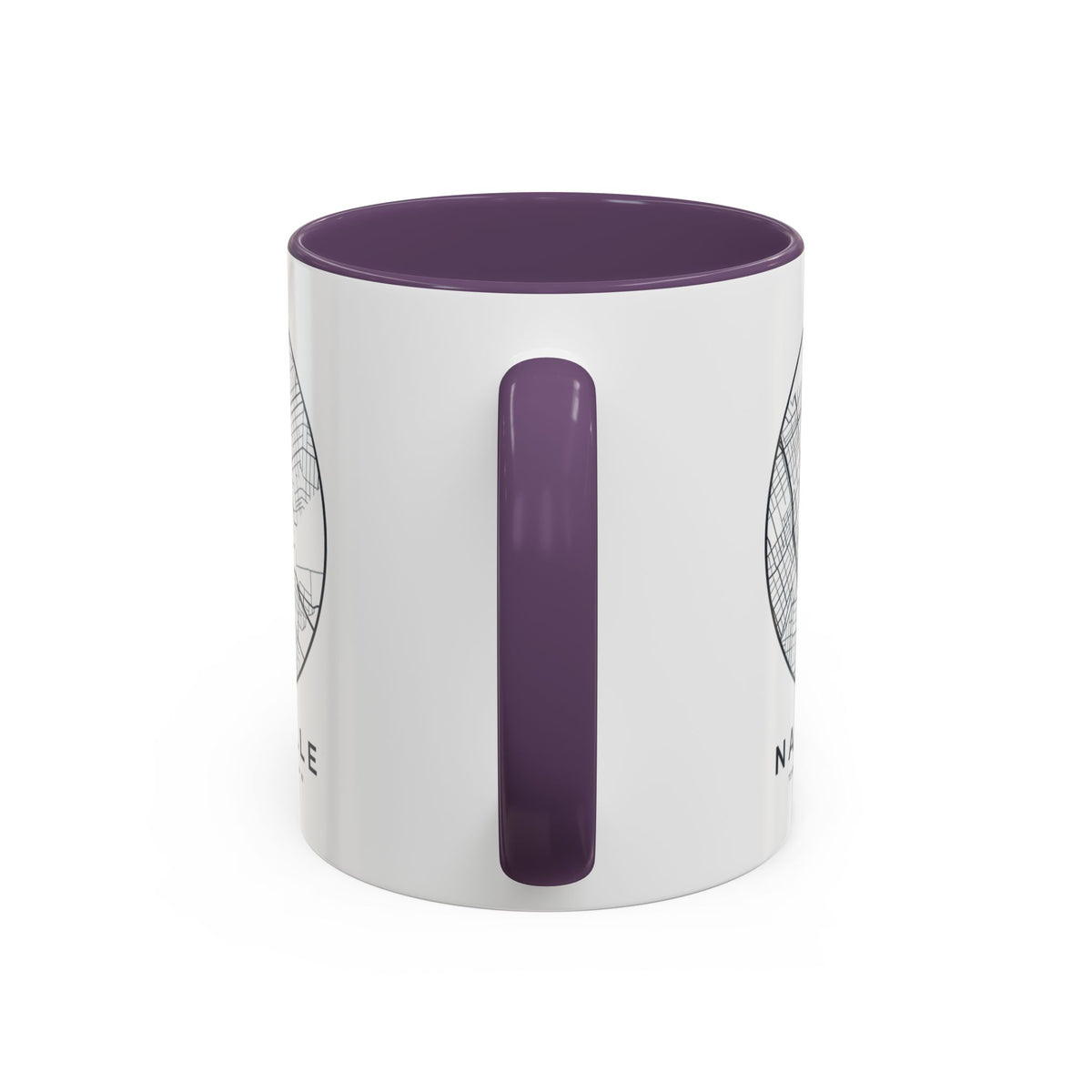 Nashville Street Map Accent Mug