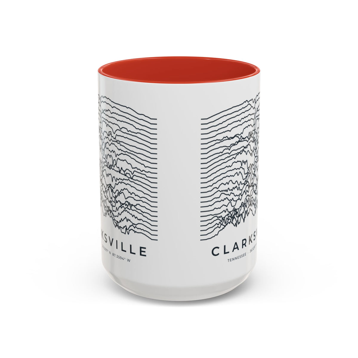 Clarksville Ridgeline Accent Mug