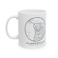 Clarksville Street Map Mug