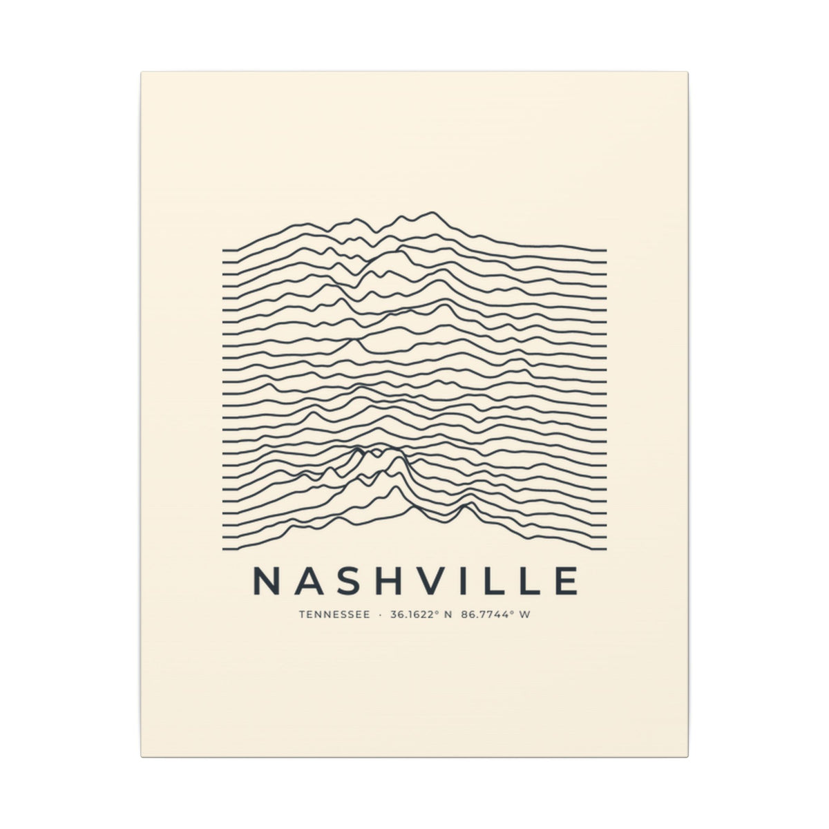 Nashville Ridgeline Canvas Print