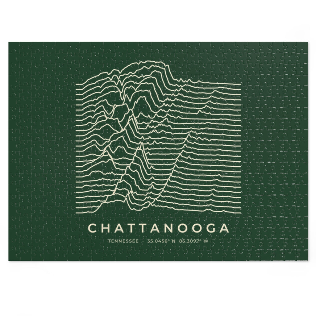 Chattanooga Ridgeline Puzzle (Forest Green)