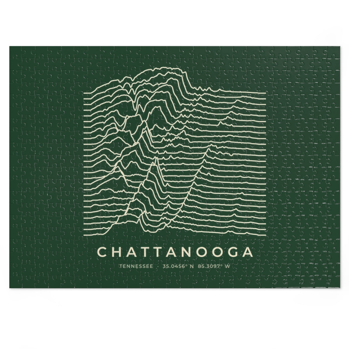 Chattanooga Ridgeline Puzzle (Forest Green)