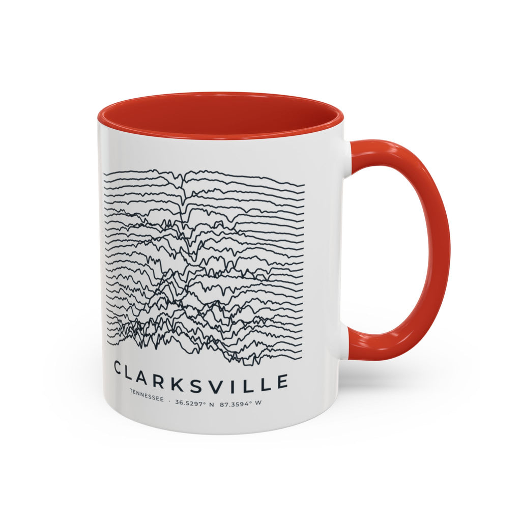 Clarksville Ridgeline Accent Mug