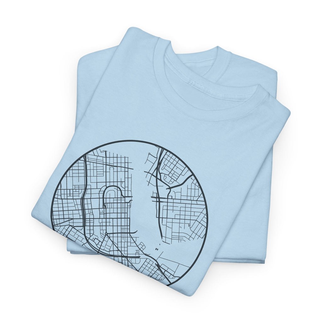 Nashville Street Map T-Shirt