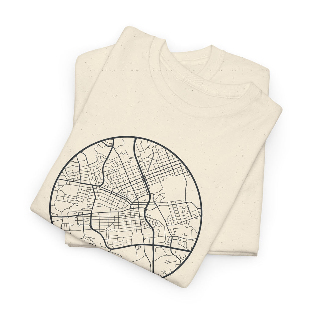Johnson City Street Map T-Shirt