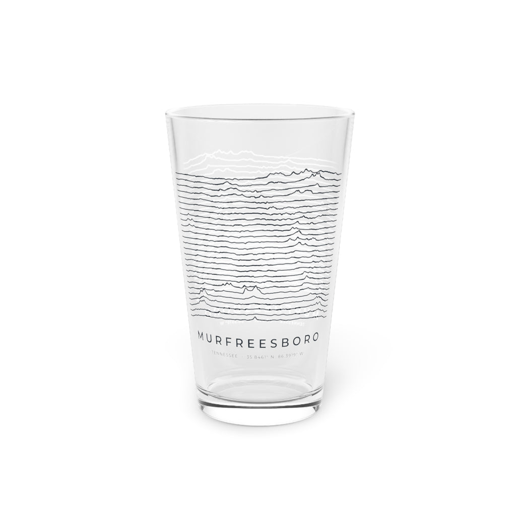 Murfreesboro Ridgeline Pint Glass