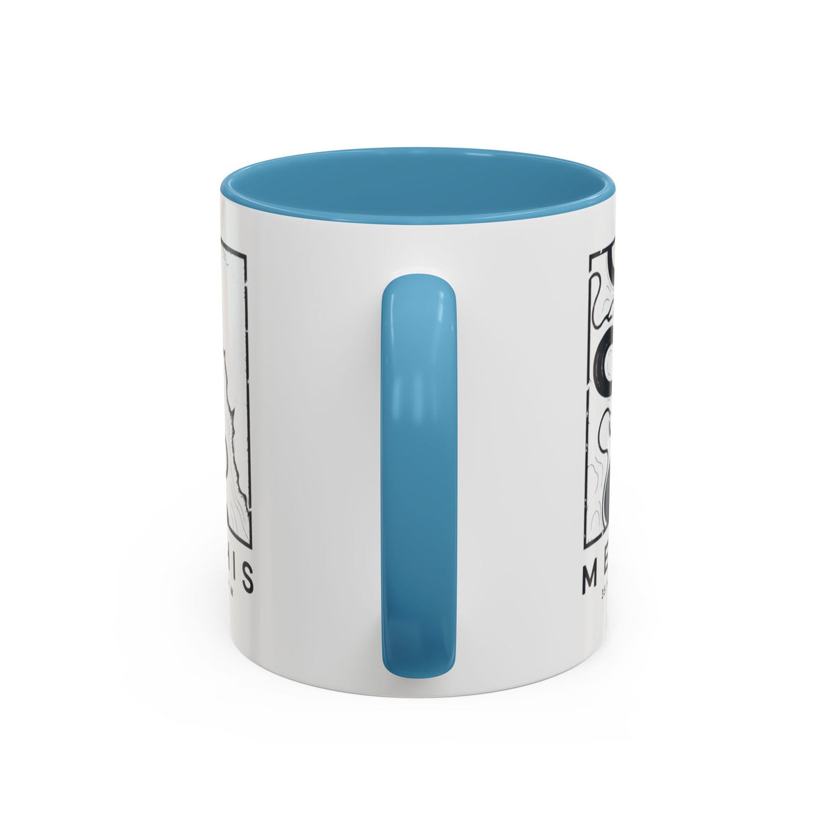 Memphis Topo Map Accent Mug