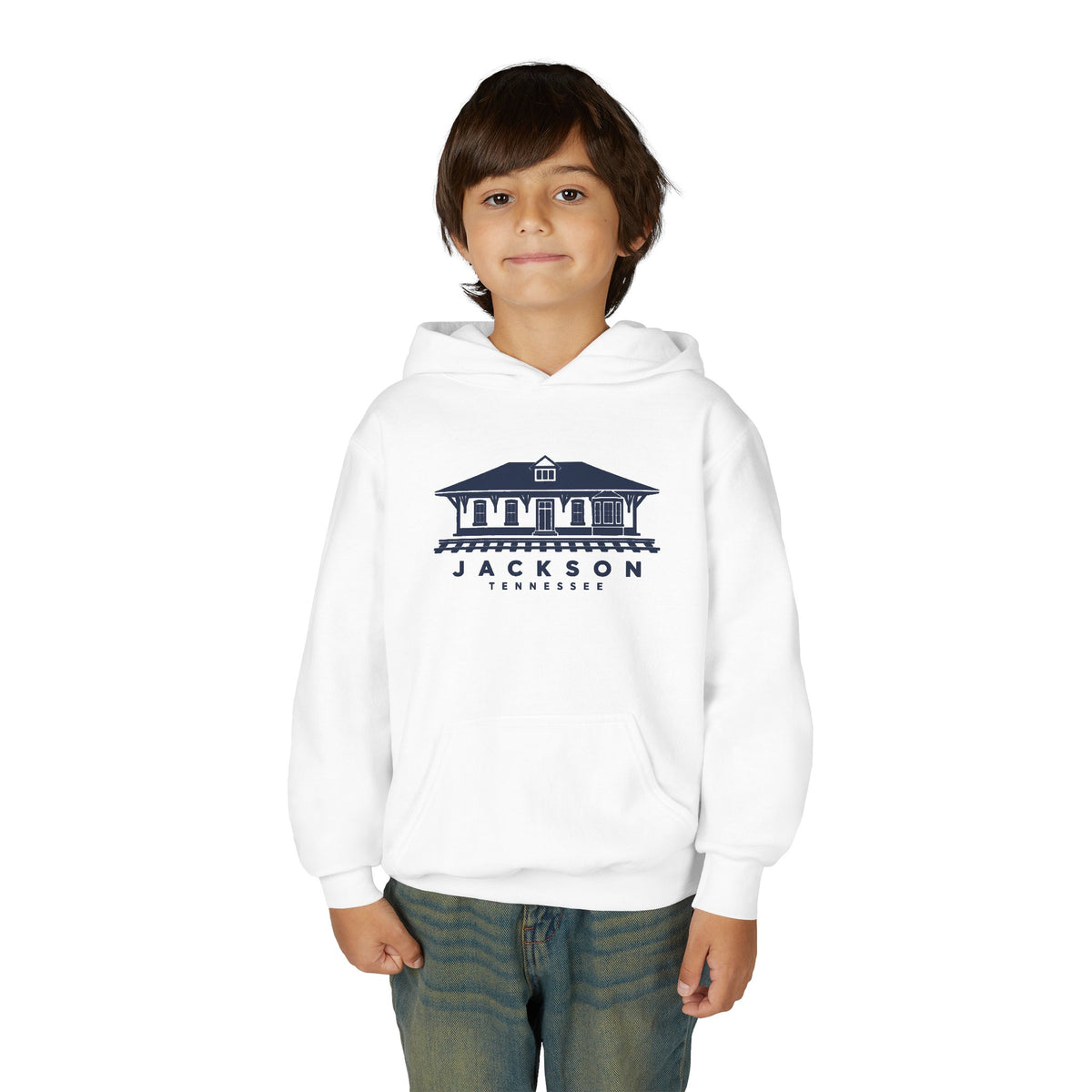 Jackson Train Depot Kids Hoodie