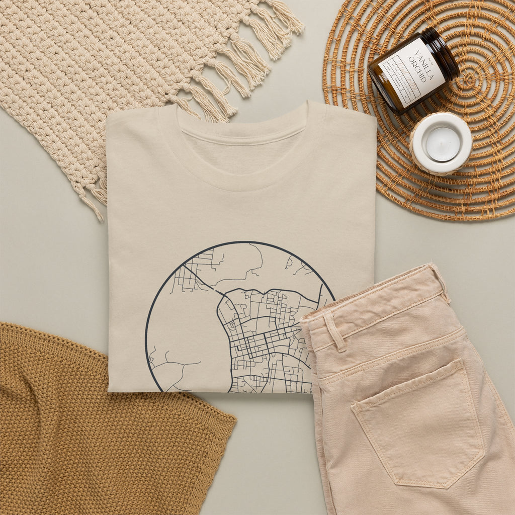 Clarksville Street Map T-Shirt