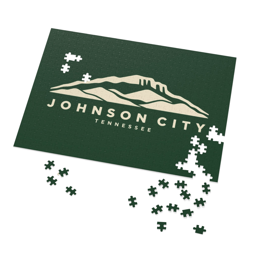 Johnson City Buffalo Mountain Puzzle (Forest Green)