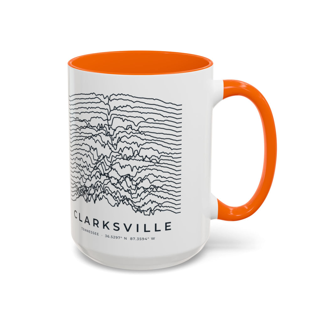 Clarksville Ridgeline Accent Mug