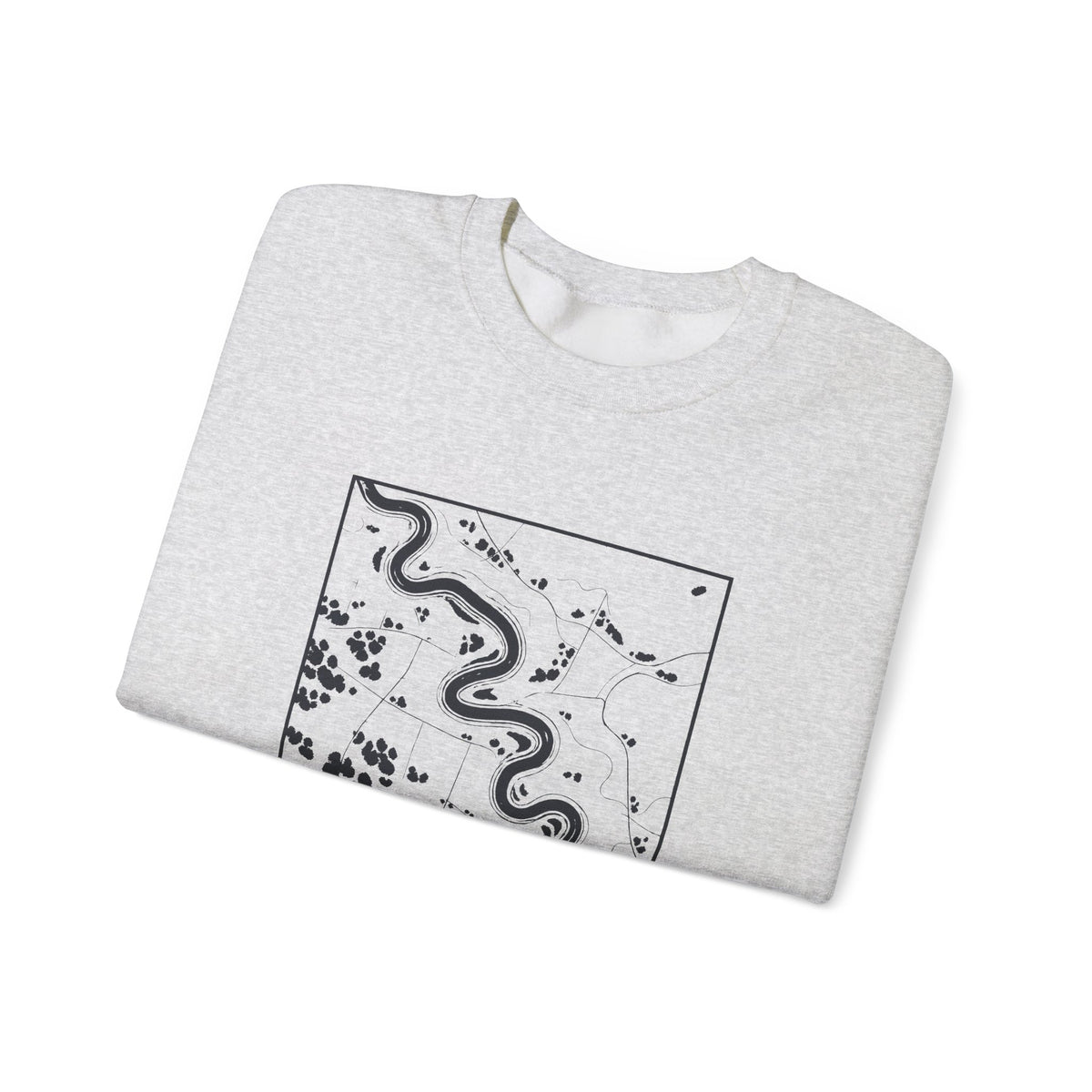 Murfreesboro Topo Map Crewneck Sweatshirt