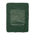 Nashville Ridgeline Sherpa Blanket (Forest Green)