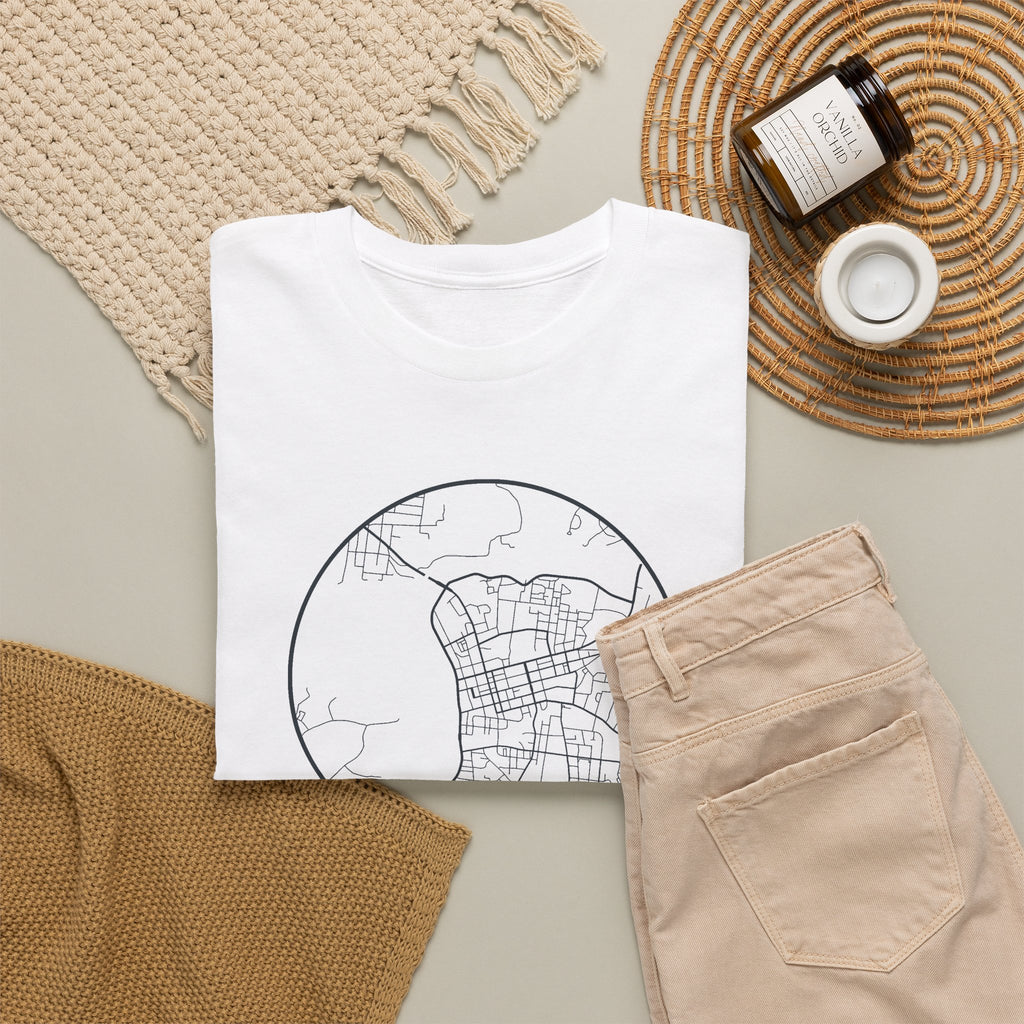 Clarksville Street Map T-Shirt