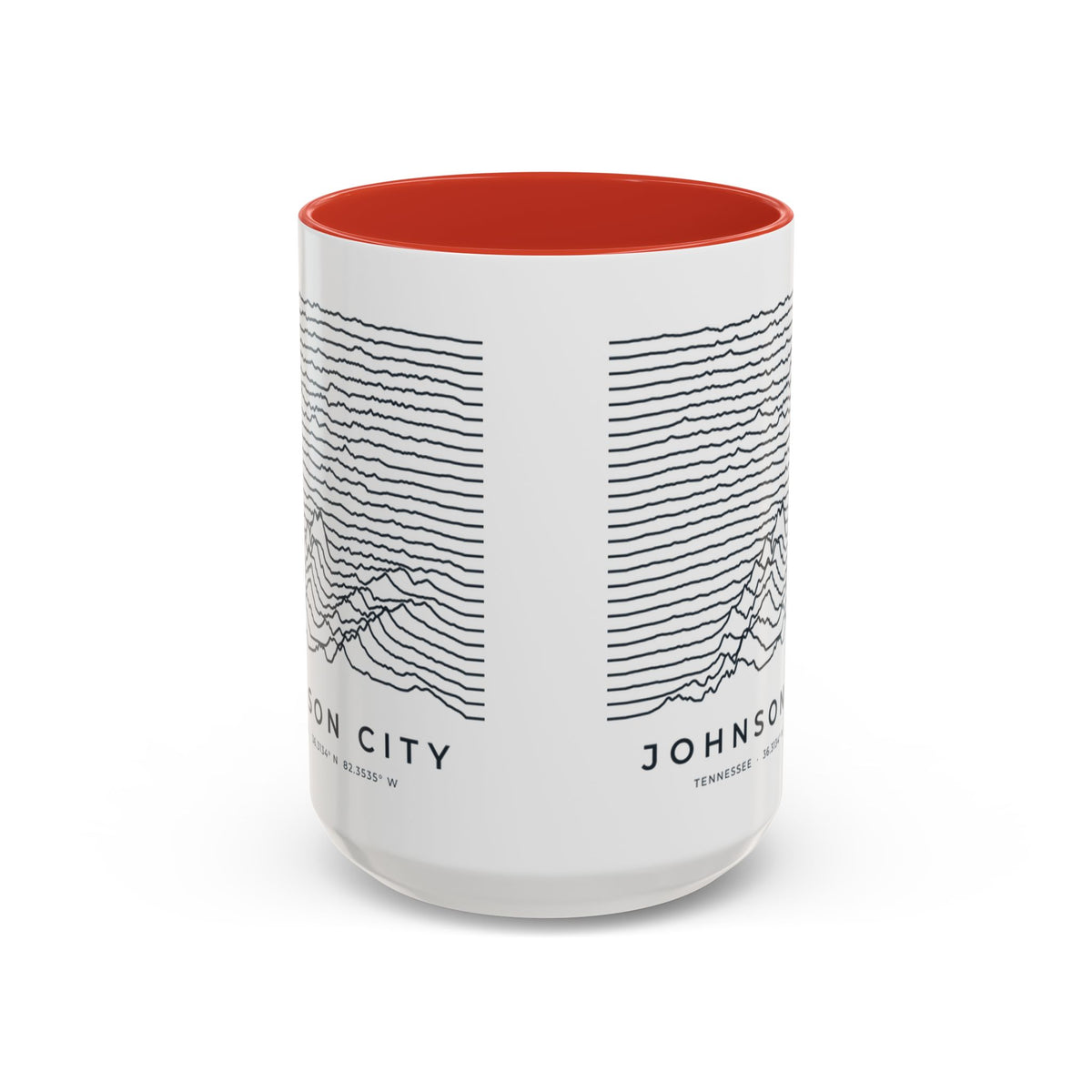 Johnson City Ridgeline Accent Mug