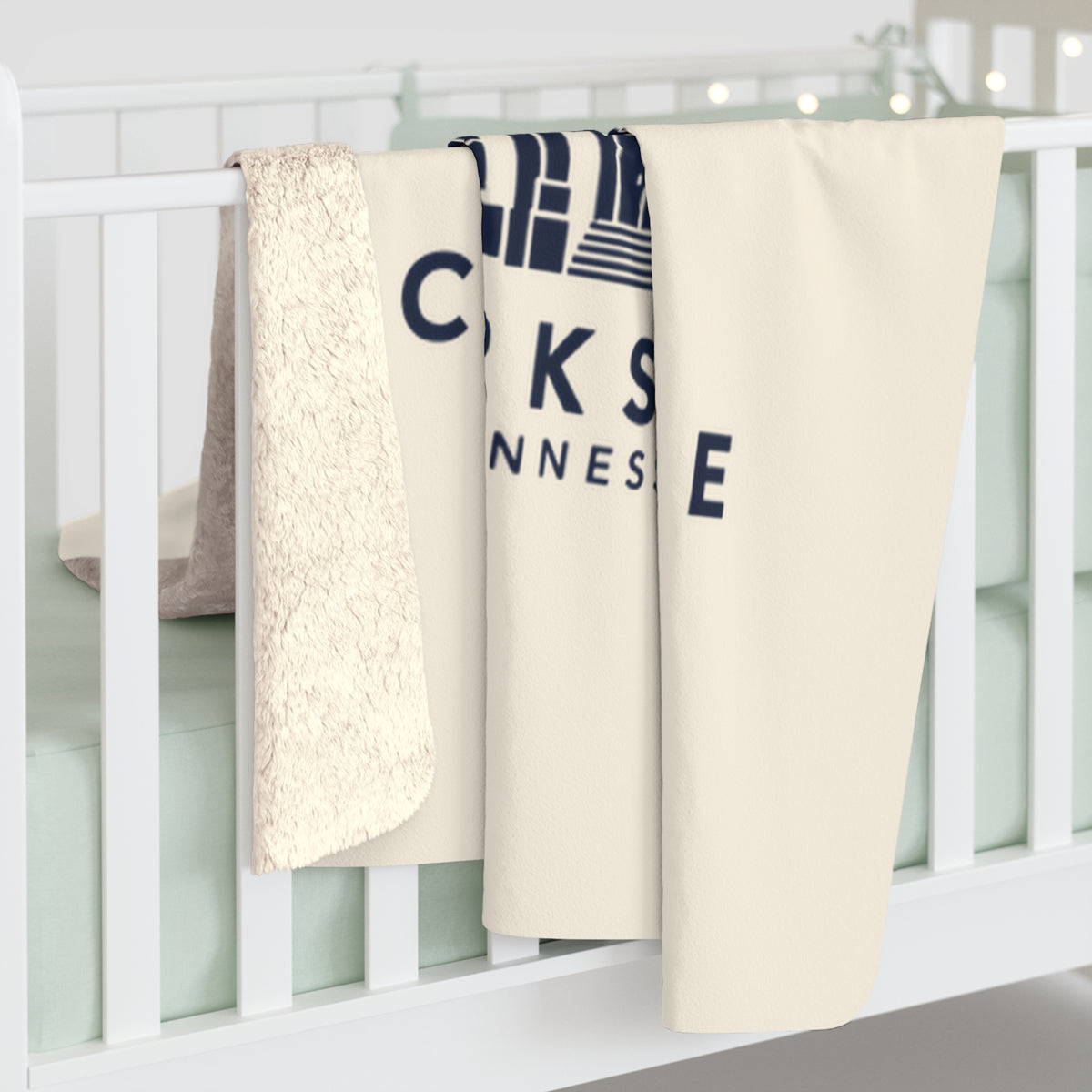 Clarksville Customs House Sherpa Blanket