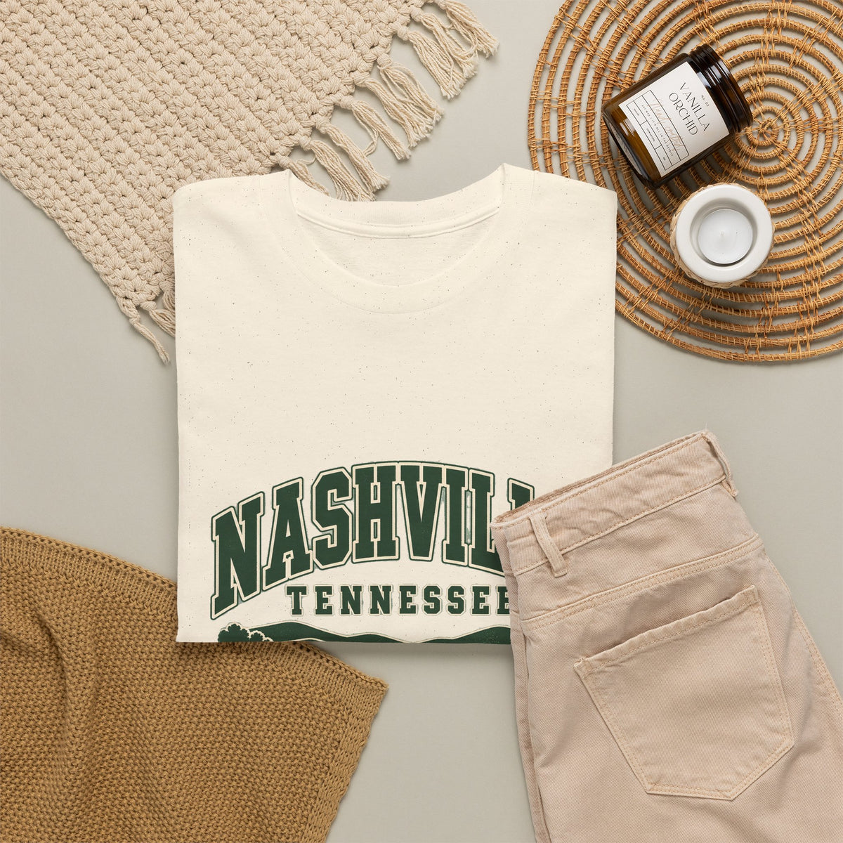 Nashville Vintage Varsity T-Shirt