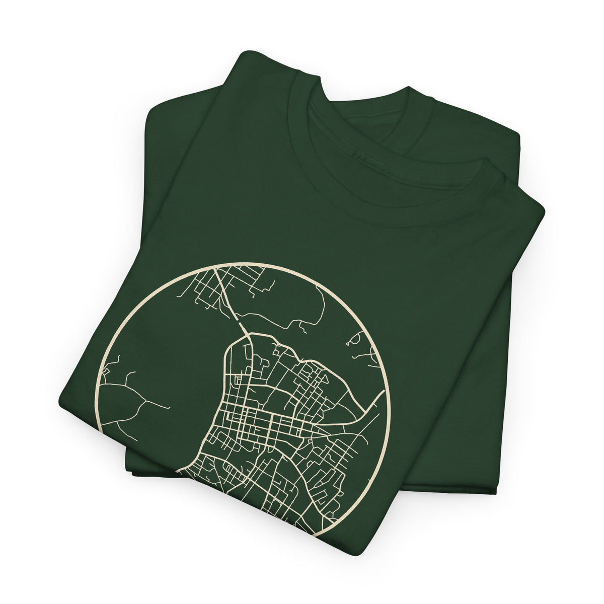 Clarksville Street Map T-Shirt