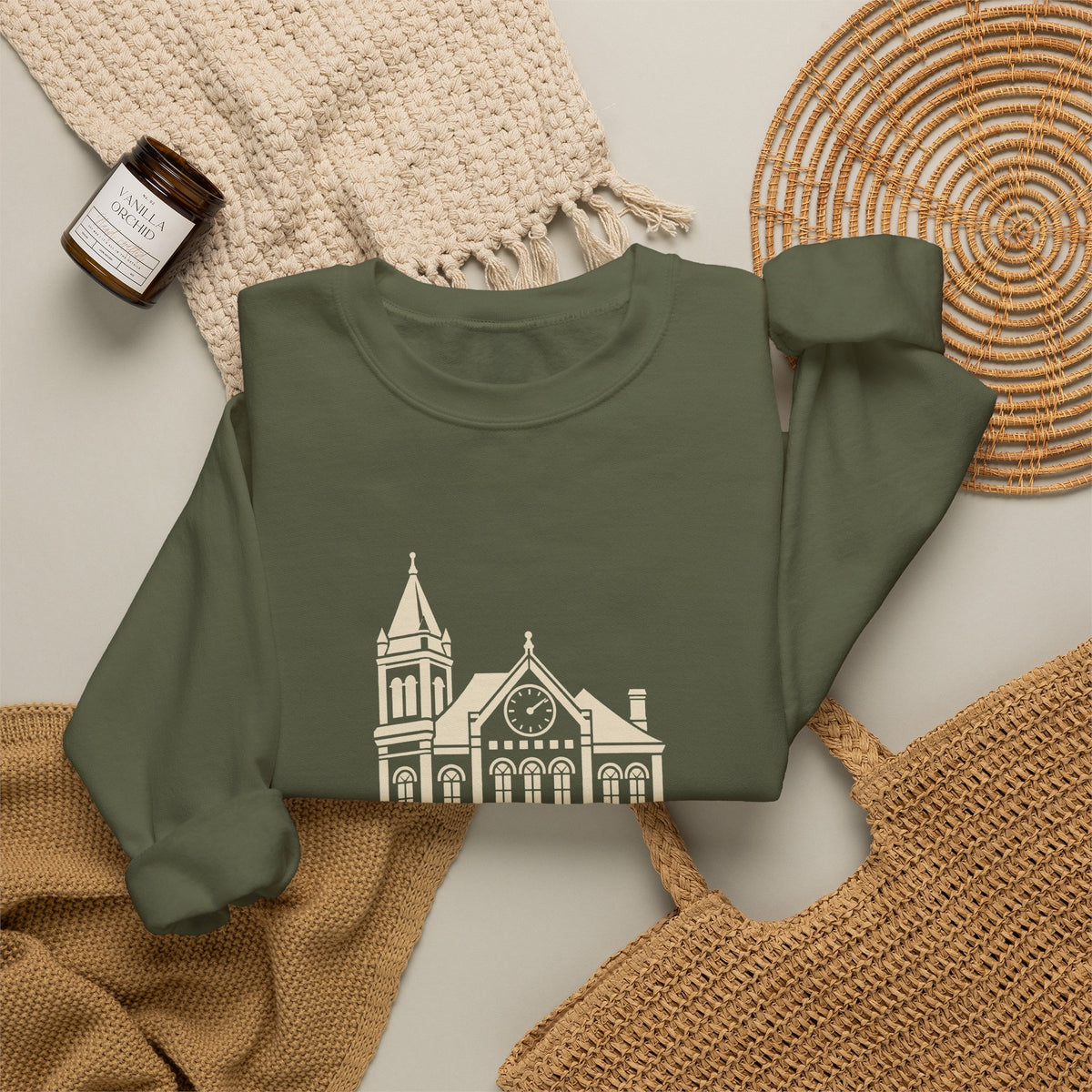 Clarksville Customs House Crewneck Sweatshirt