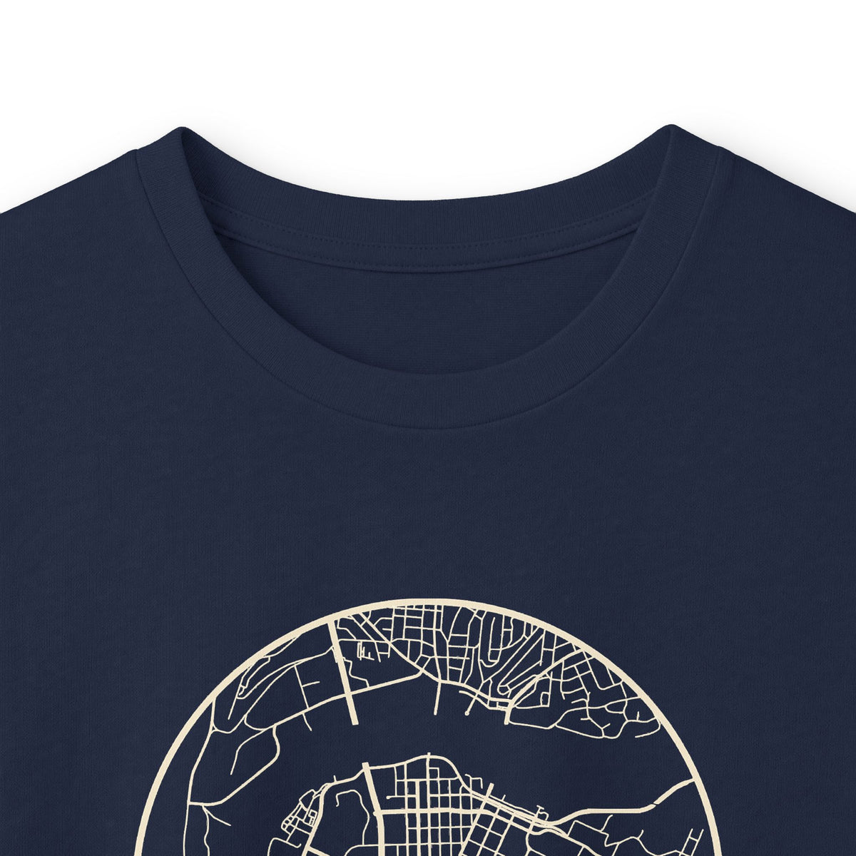 Chattanooga Street Map Long Sleeve T-Shirt