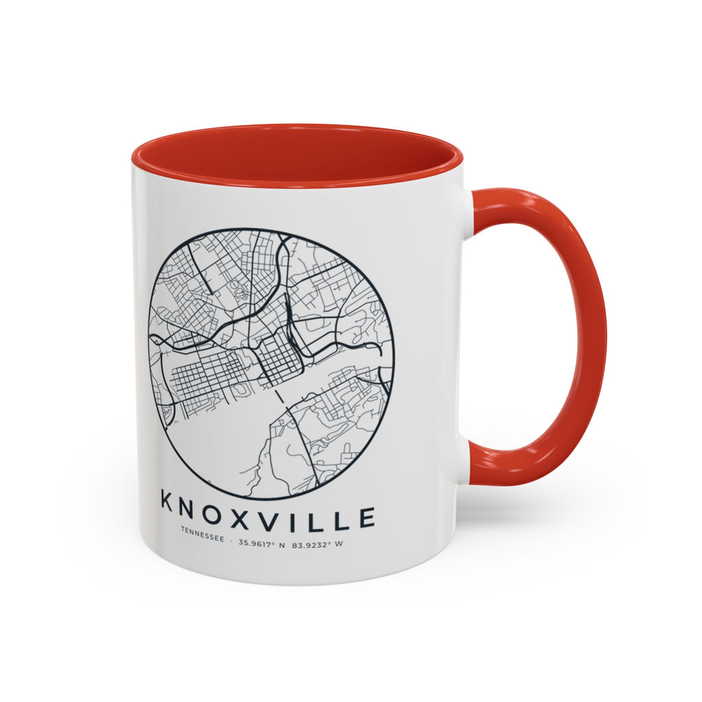 Knoxville Street Map Accent Mug