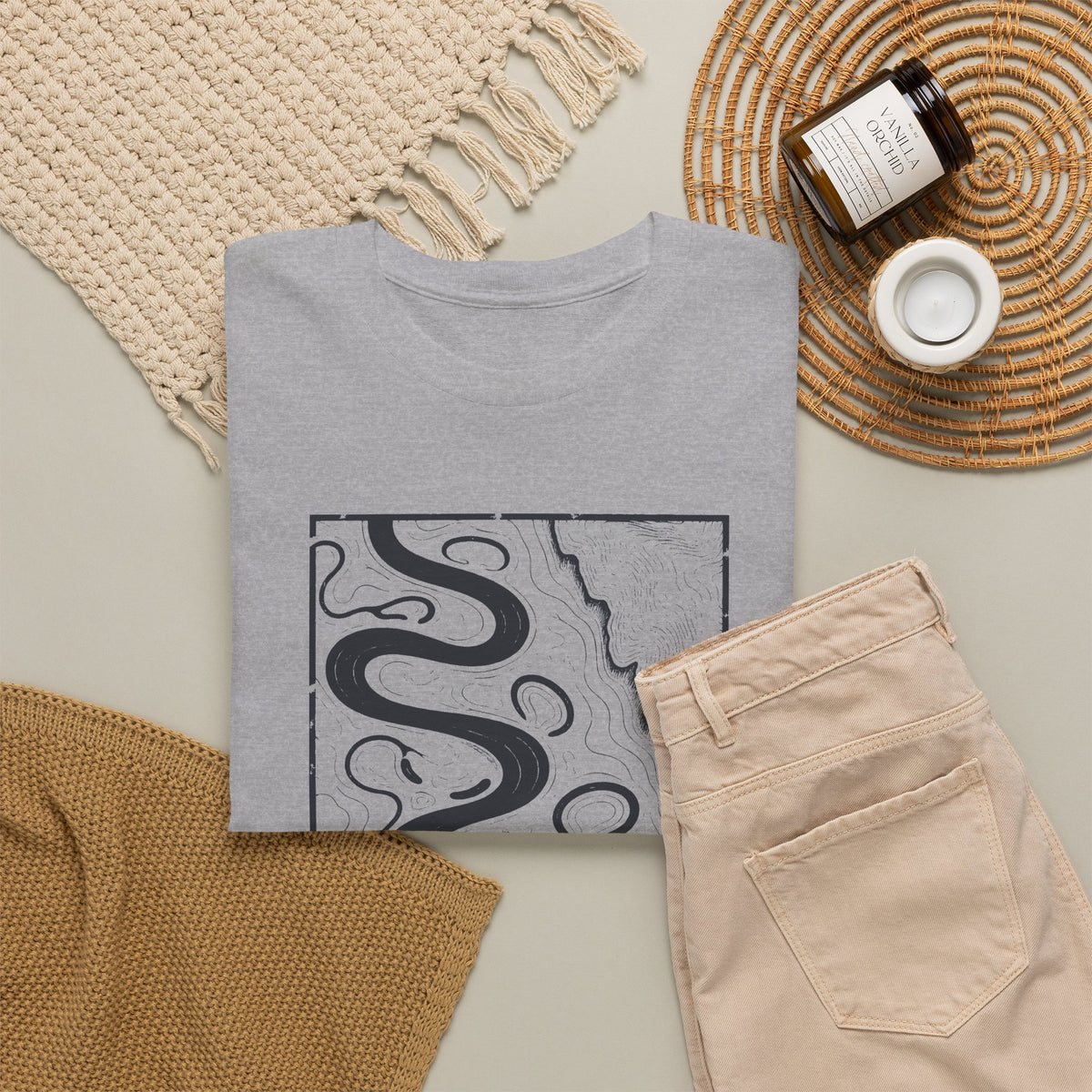 Memphis Topo Map T-Shirt
