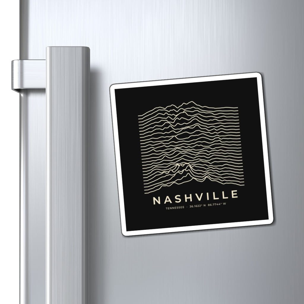 Nashville Ridgeline Magnet (Black)