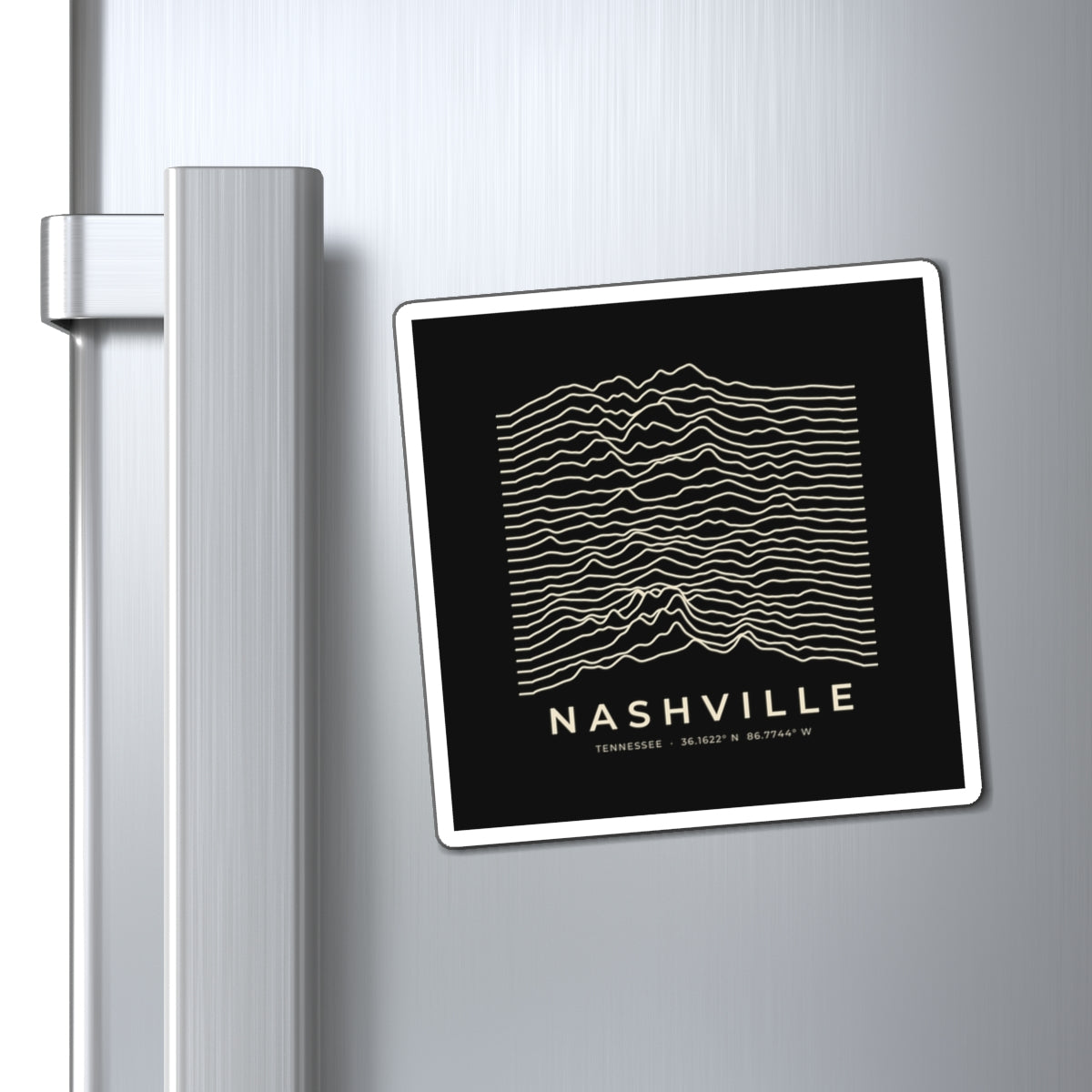 Nashville Ridgeline Magnet (Black)