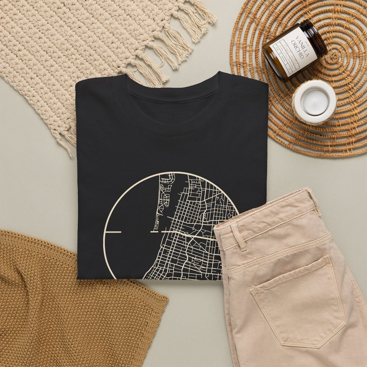 Memphis Street Map T-Shirt