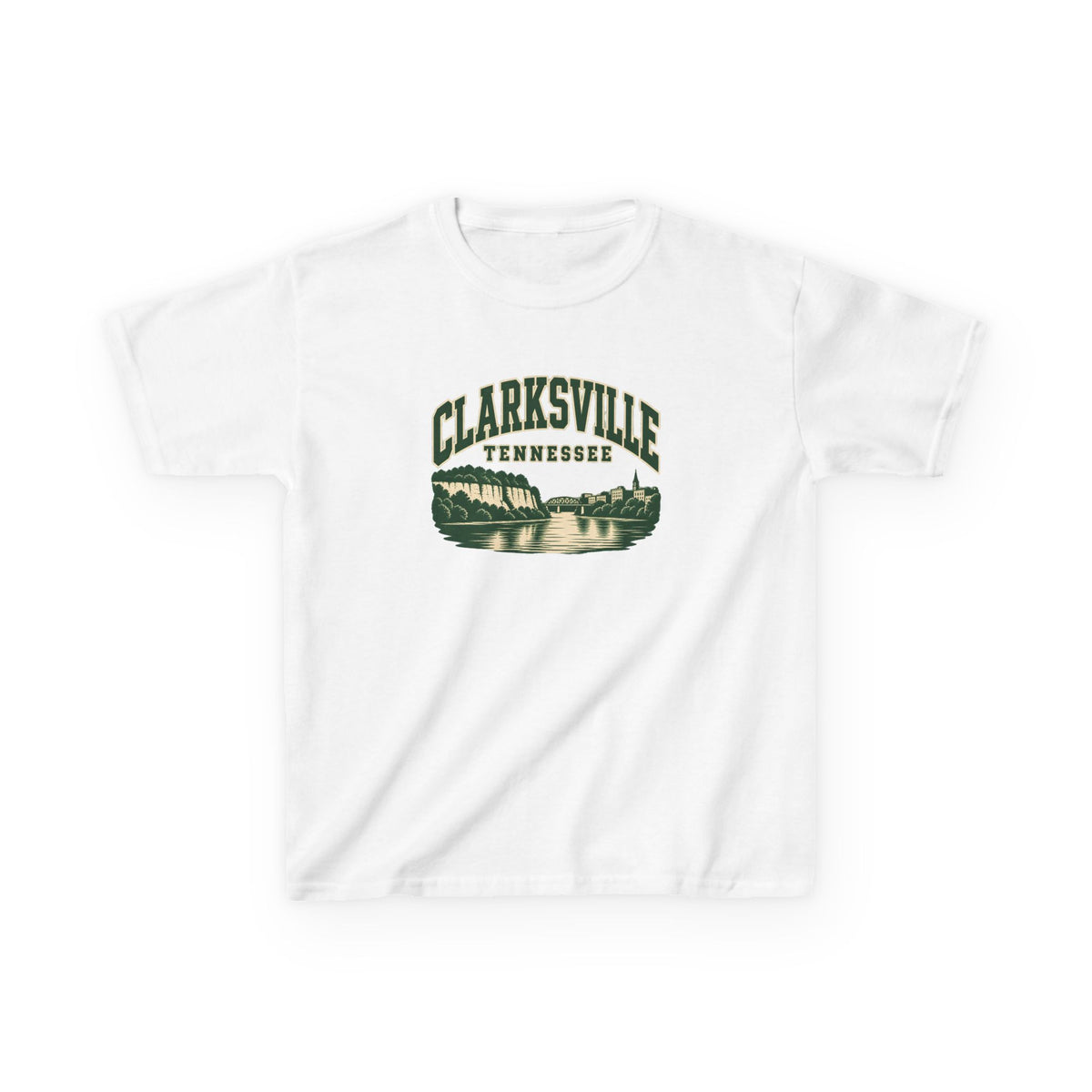 Clarksville Vintage Varsity Kids T-Shirt