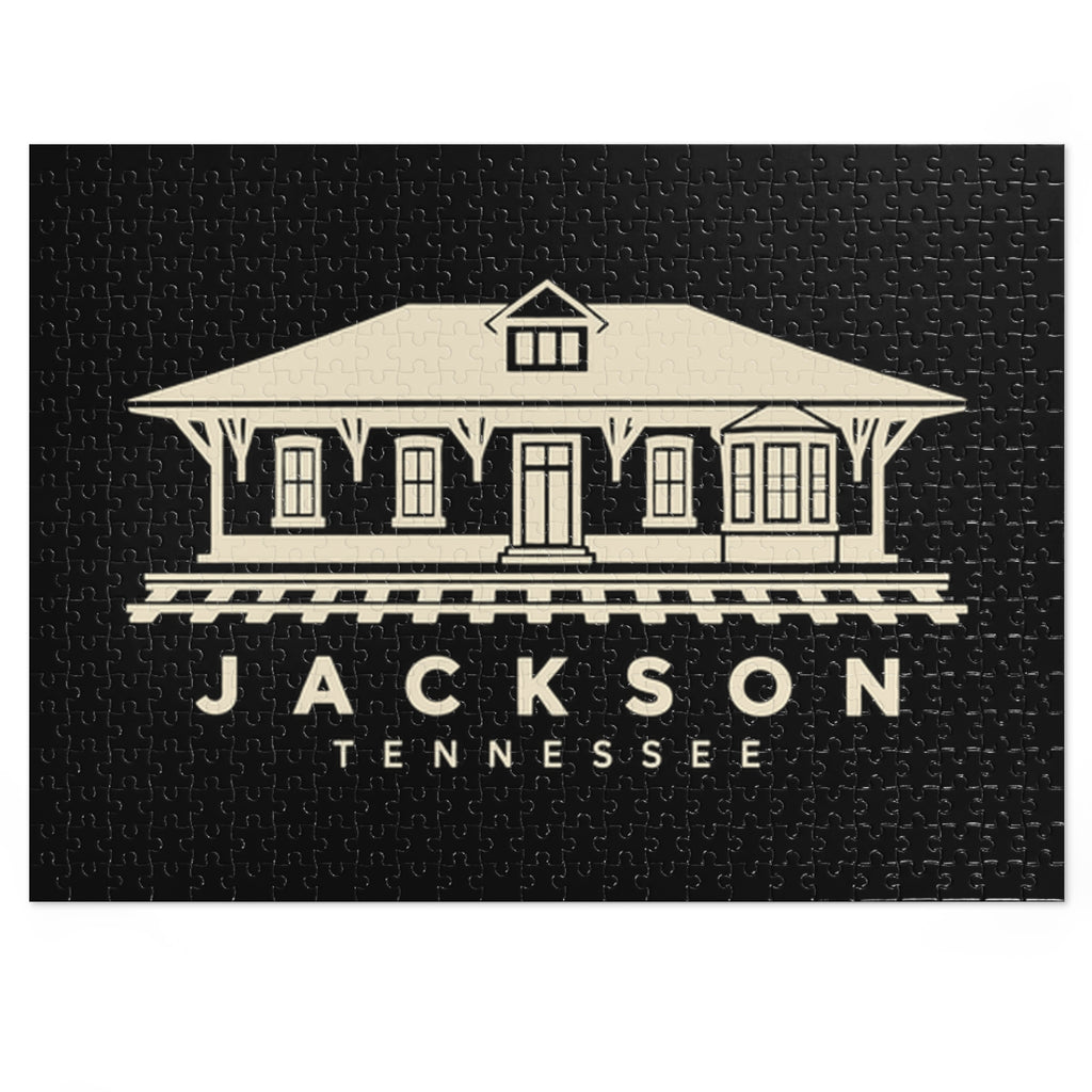 Jackson Train Depot Puzzle (Black)