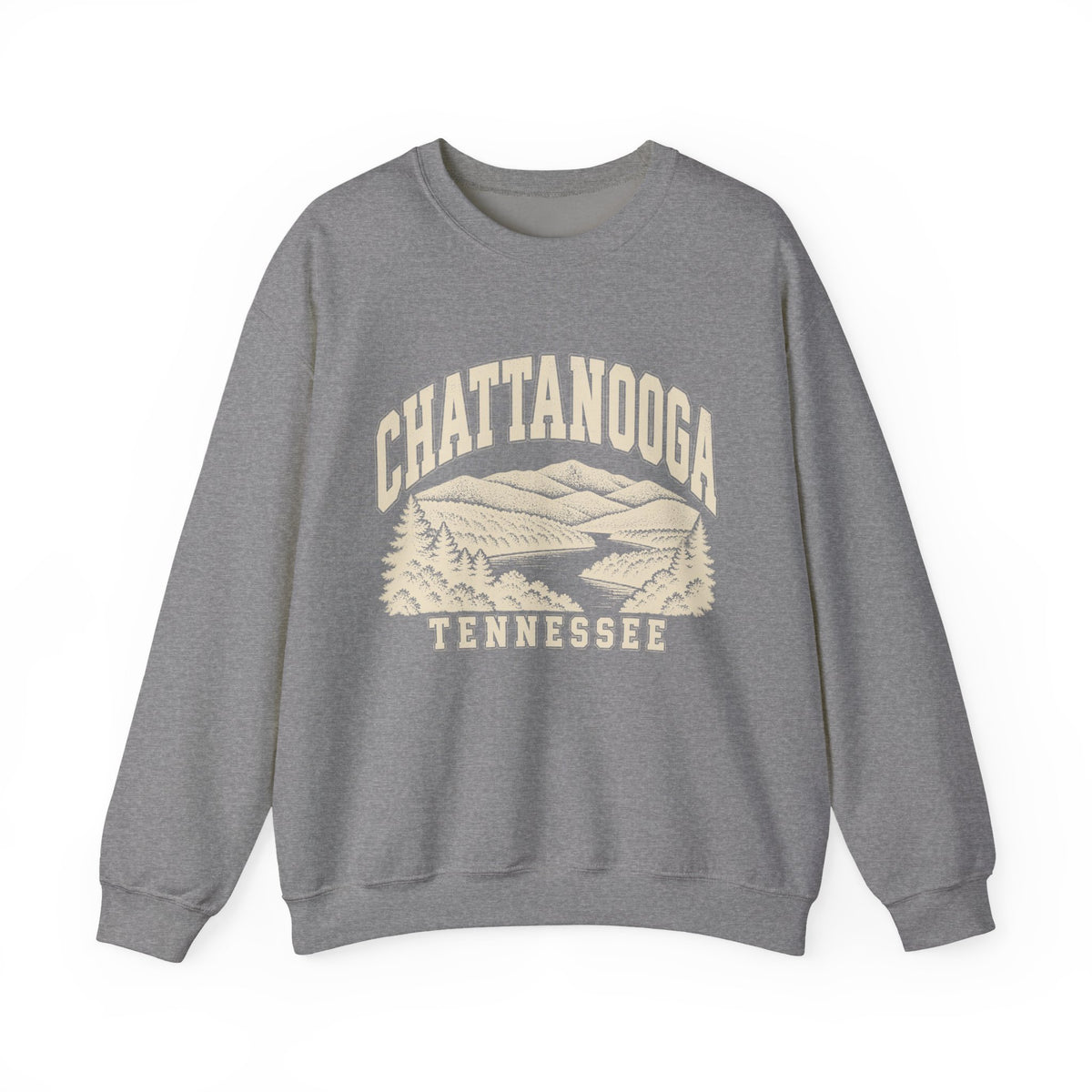 Chattanooga Vintage Varsity Crewneck Sweatshirt