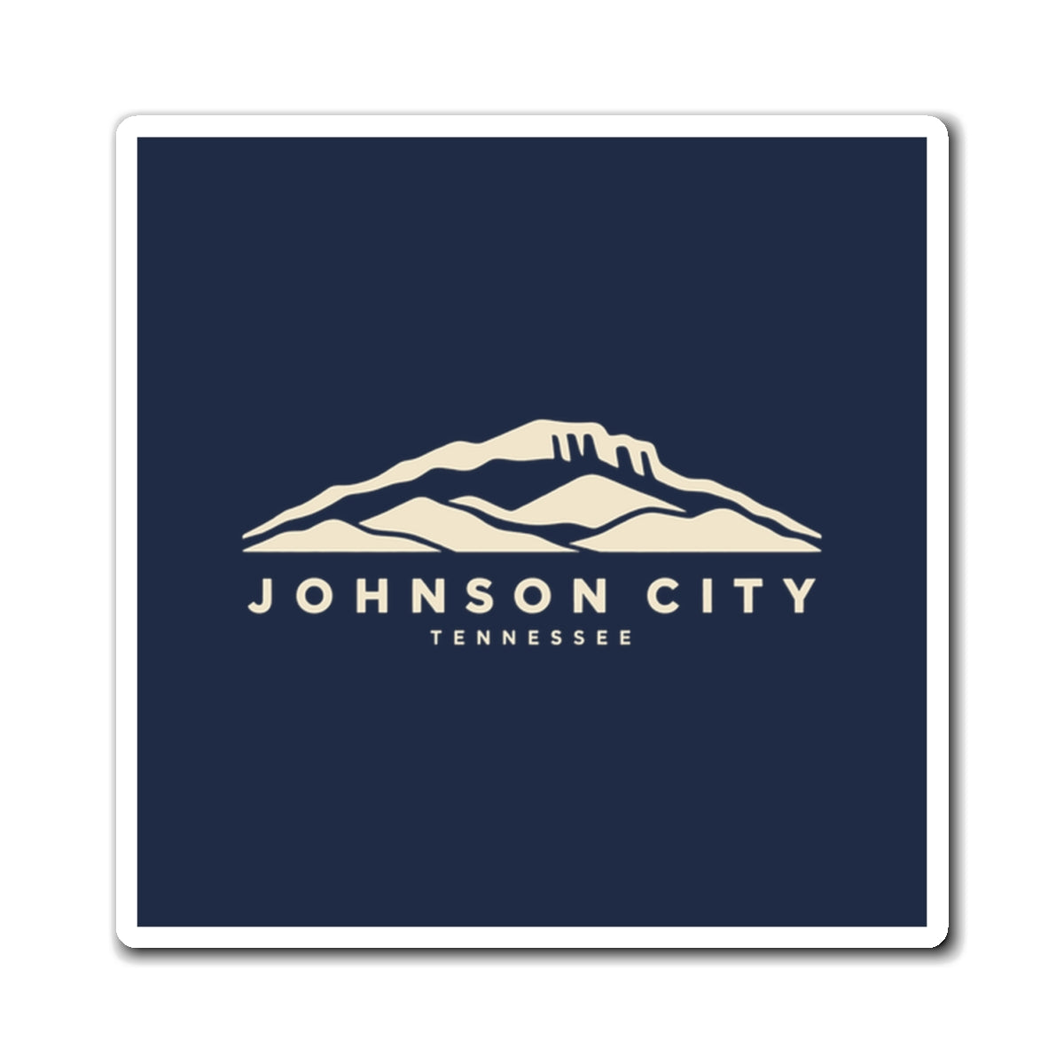 Johnson City Buffalo Mountain Magnet (Navy)