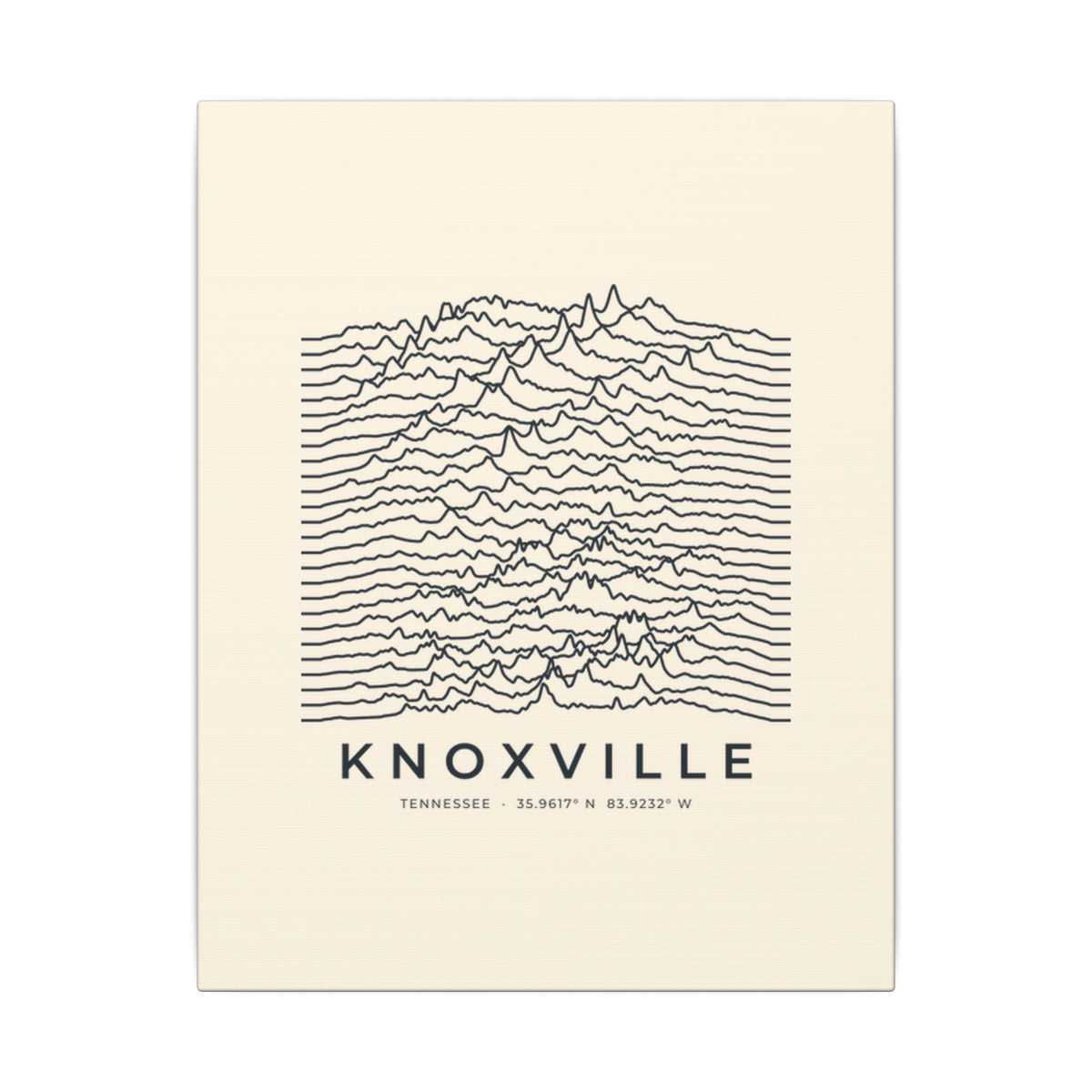 Knoxville Ridgeline Canvas Print