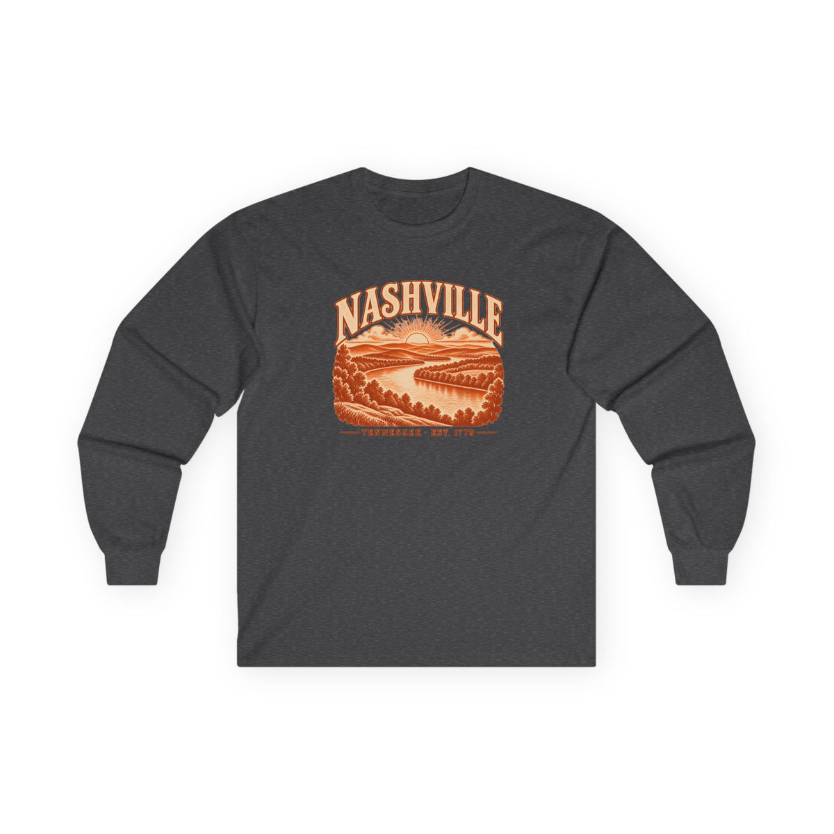 Nashville Engraved Valley Long Sleeve T-Shirt