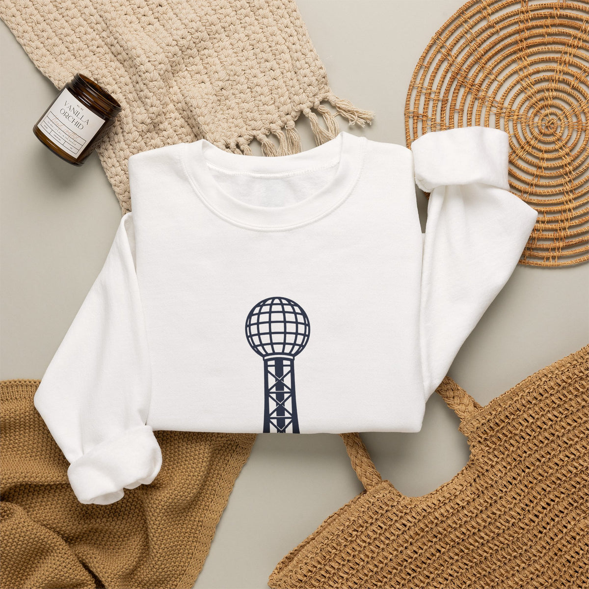Knoxville Sunsphere Crewneck Sweatshirt