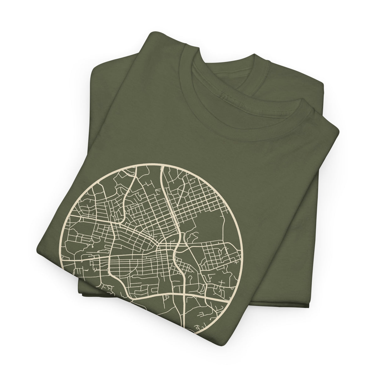 Johnson City Street Map T-Shirt