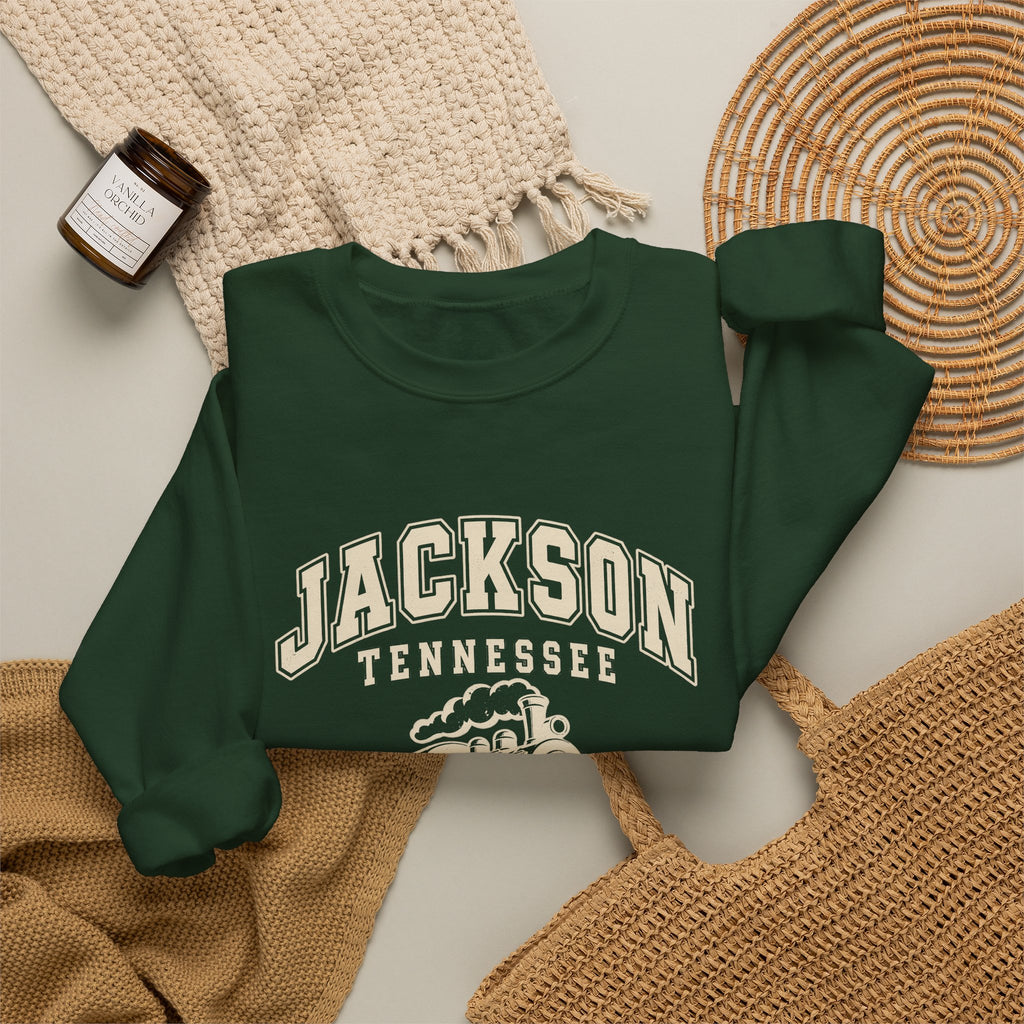 Jackson Vintage Varsity Crewneck Sweatshirt